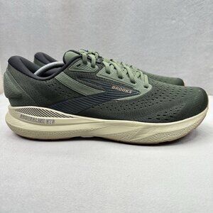 Mens Size 13 (D) Brooks Adrenaline GTS 24 Shoes Thyme Green Running Sneakers